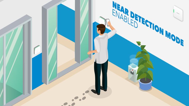 SALTO KS feature: Near Detection Mode  
