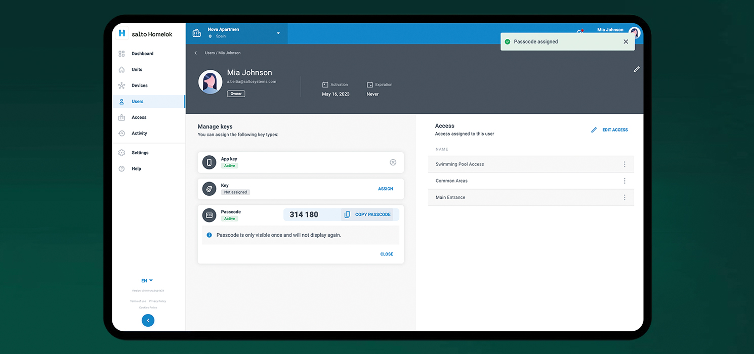 Enable smarter, secure access with Salto’s PIN code solutions