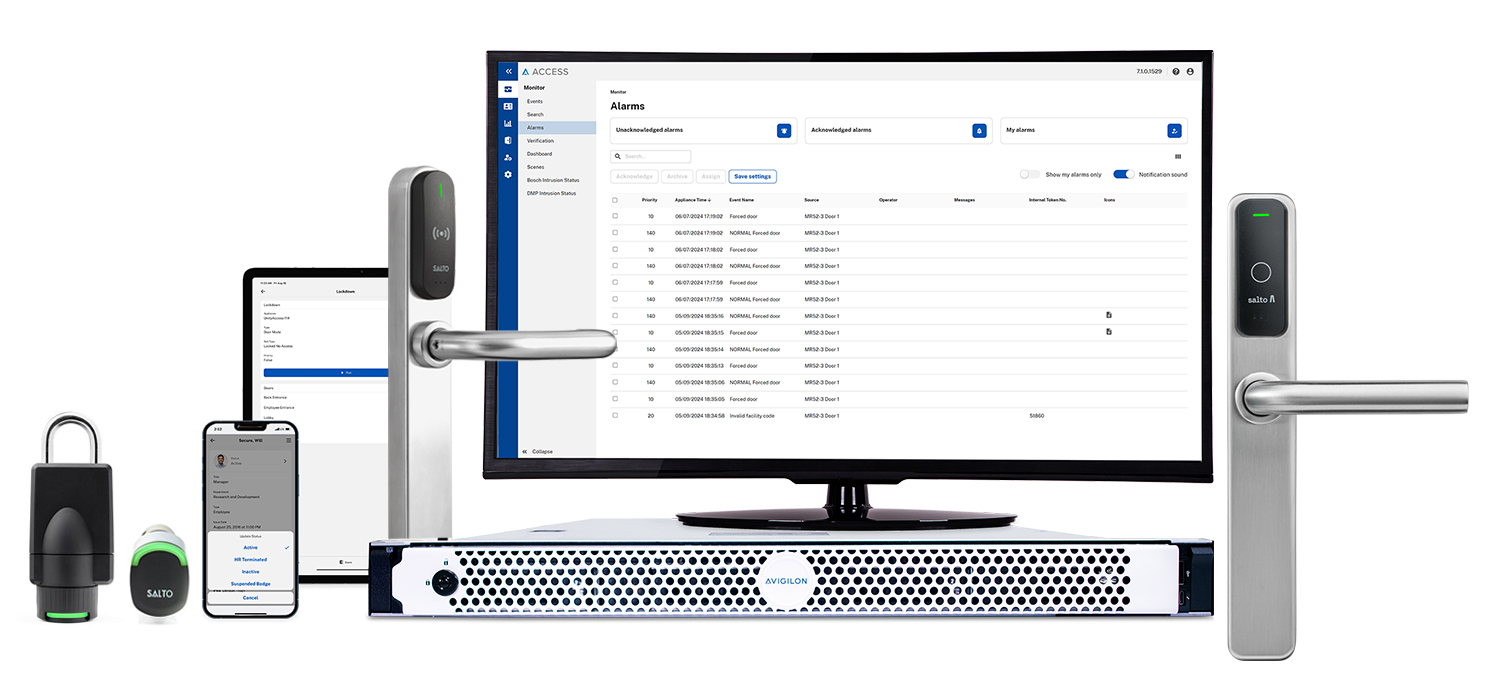 Avigilon and Salto integration
