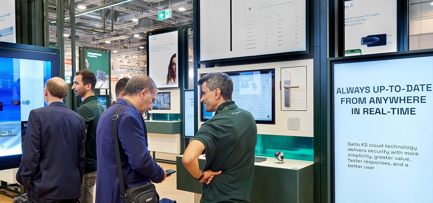  Salto’s booth at Security Essen 2024 makes an impact