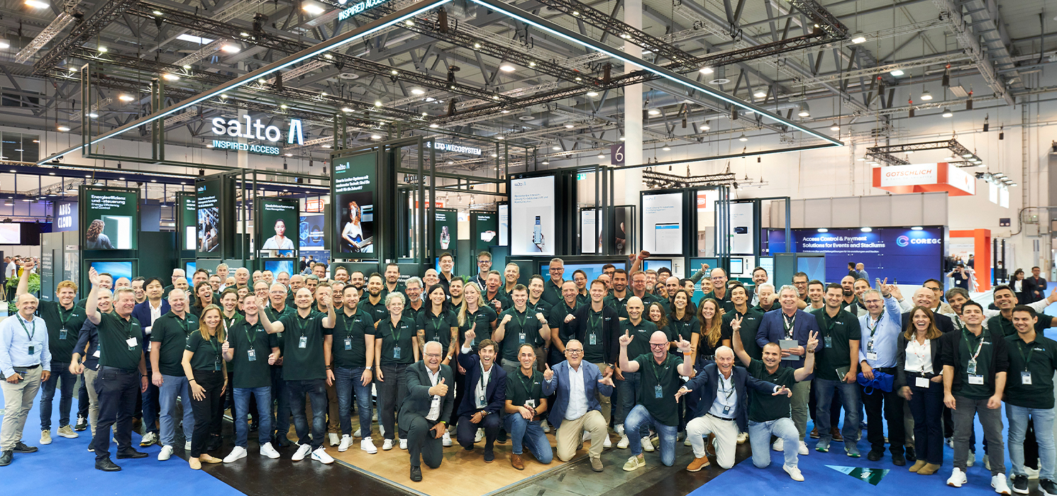  Salto’s booth at Security Essen 2024 makes an impact