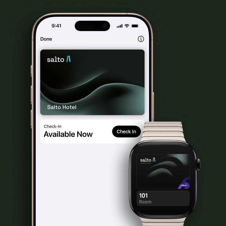 Salto Space Hospitality - Access hotel spaces with your key in Apple Wallet