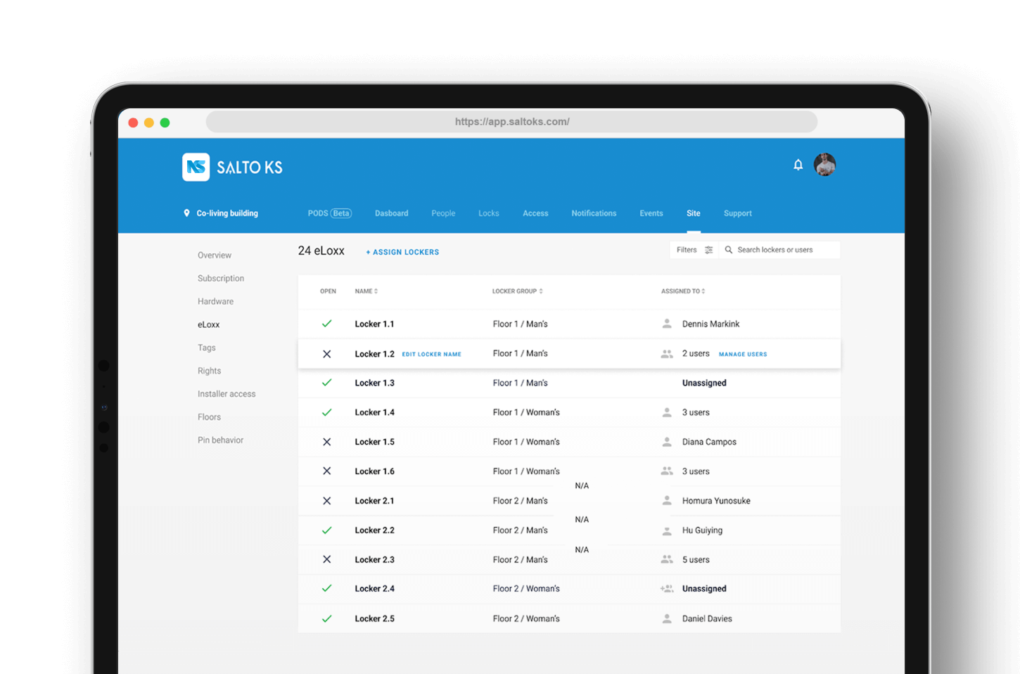 Salto KS Web App