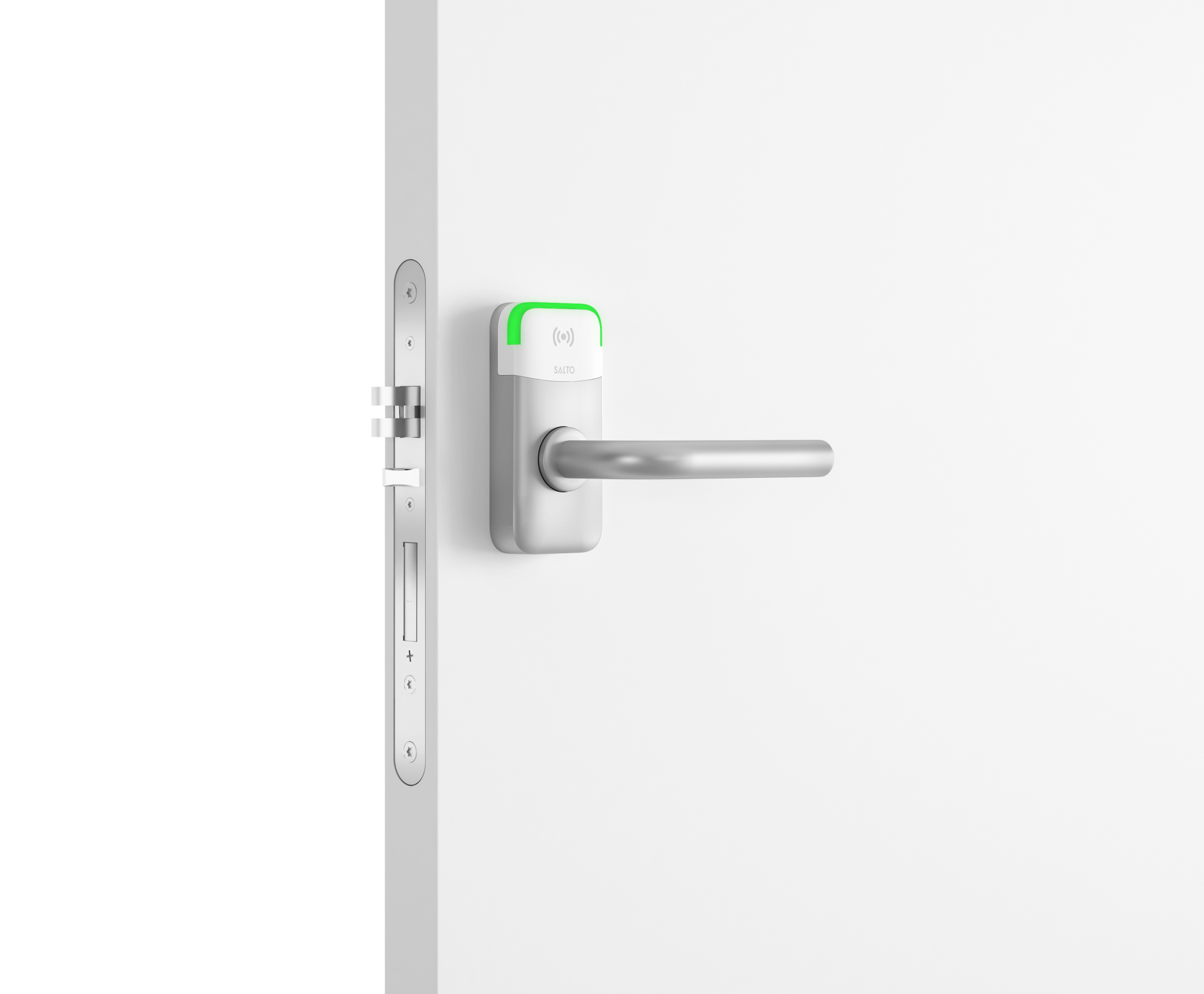 IM (Satin Stainless Steel) - White