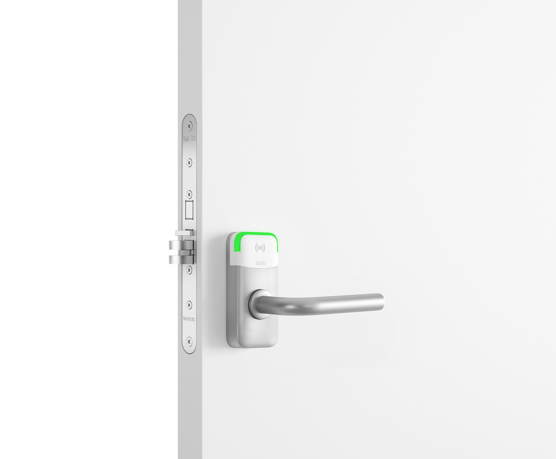 IM (Satin Stainless Steel) - White