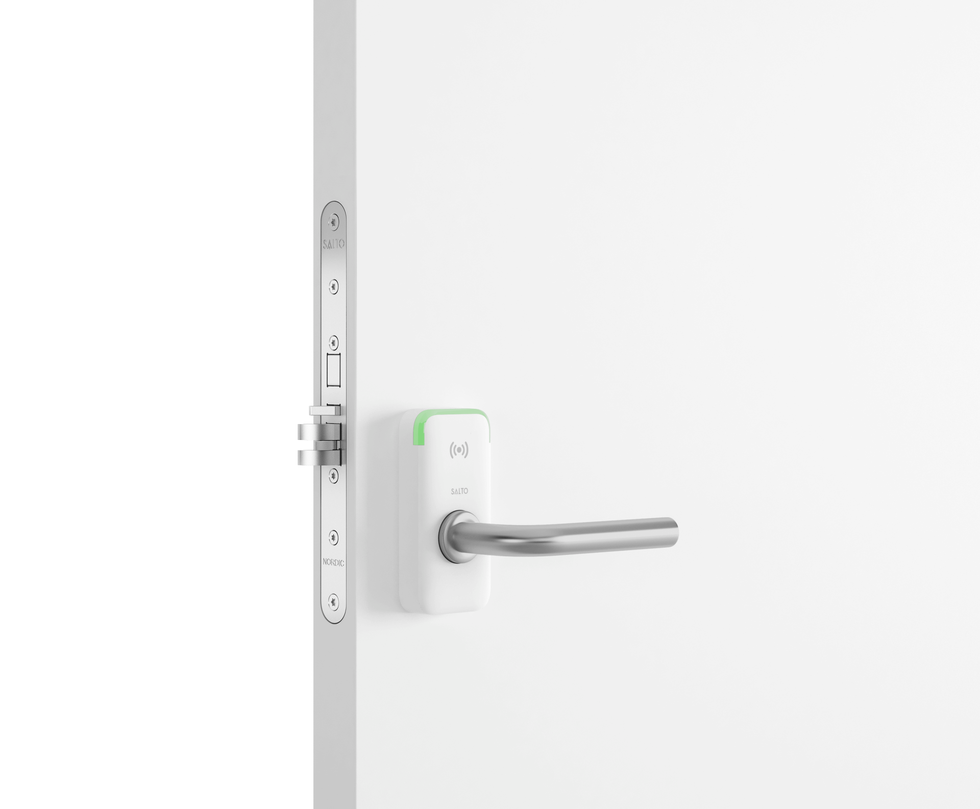 IM (Satin Stainless Steel) - White