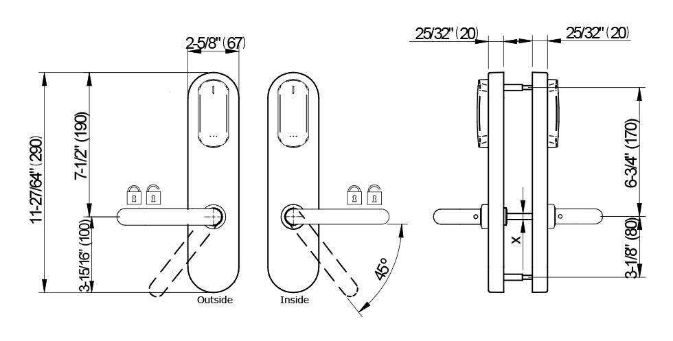 XS4 Original+ Double Reader - ANSI | Salto