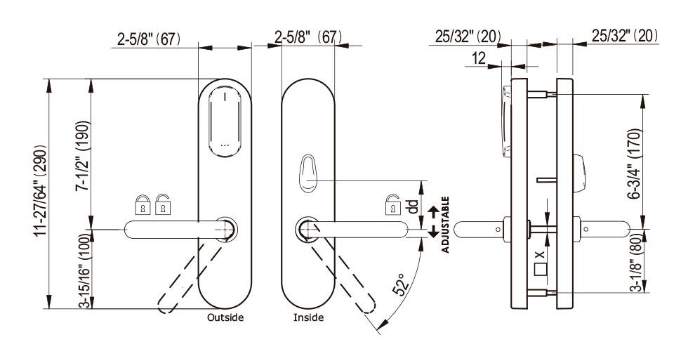 Sサイズ 直流 安定化電源｜ZX-Sシリーズ｜外形寸法｜高砂製作所